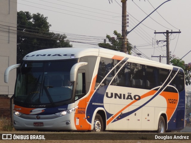 Expresso União 10201 na cidade de Goiânia, Goiás, Brasil, por Douglas Andrez. Número da foto: #11206816.