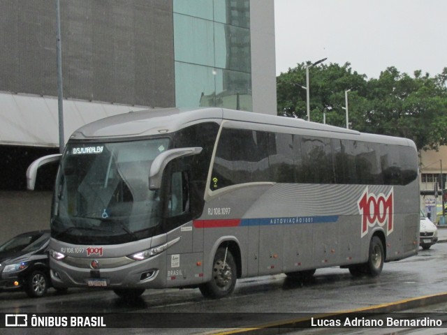 Auto Viação 1001 RJ 108.1097 na cidade de Rio de Janeiro, Rio de Janeiro, Brasil, por Lucas Adriano Bernardino. ID da foto: 11207310.