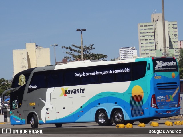 Viação Xavante 18200 na cidade de Goiânia, Goiás, Brasil, por Douglas Andrez. Número da foto: #11207352.