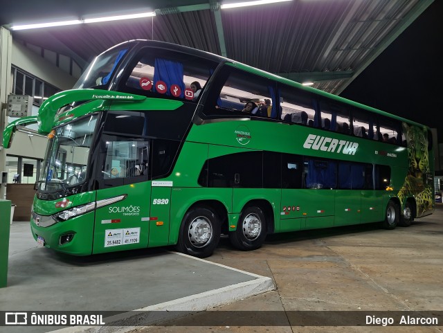 Eucatur - Empresa União Cascavel de Transportes e Turismo 5920 na cidade de Cascavel, Paraná, Brasil, por Diego Alarcon. ID da foto: 11208220.