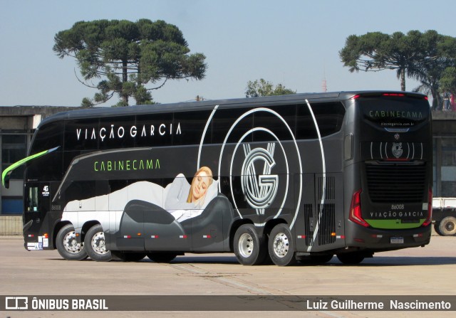 Viação Garcia 86008 na cidade de Curitiba, Paraná, Brasil, por Luiz Guilherme  Nascimento. Número da foto: #11206410.