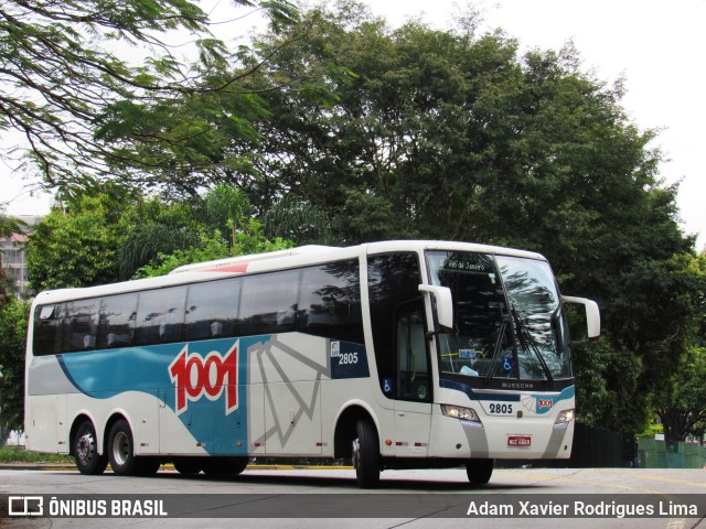 Auto Viação 1001 2805 na cidade de São Paulo, São Paulo, Brasil, por Adam Xavier Rodrigues Lima. ID da foto: 11206956.