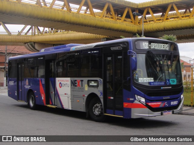 Next Mobilidade - ABC Sistema de Transporte 81.957 na cidade de São Paulo, São Paulo, Brasil, por Gilberto Mendes dos Santos. Número da foto: #11207553.