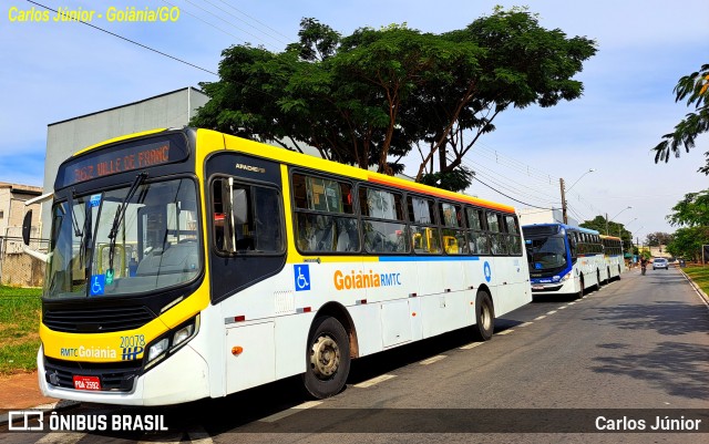 HP Transportes Coletivos 20078 na cidade de Goiânia, Goiás, Brasil, por Carlos Júnior. ID da foto: 11207970.