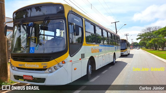 HP Transportes Coletivos 20461 na cidade de Goiânia, Goiás, Brasil, por Carlos Júnior. ID da foto: 11207889.