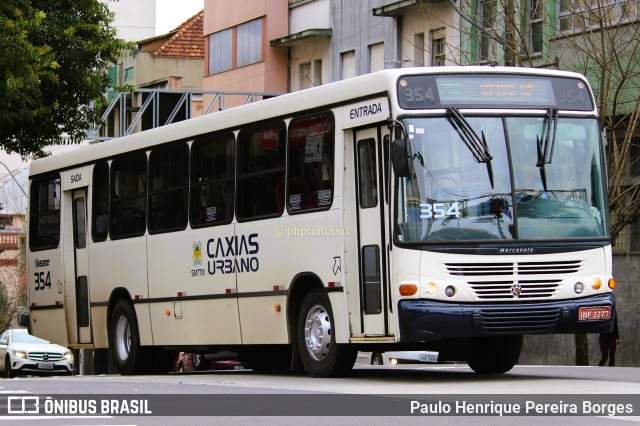 Visate - Viação Santa Tereza 354 na cidade de Caxias do Sul, Rio Grande do Sul, Brasil, por Paulo Henrique Pereira Borges. Número da foto: #11207699.
