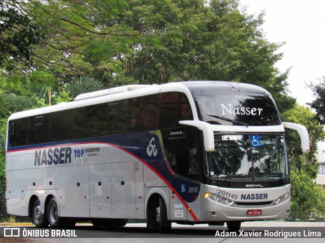 Viação Nasser 201145 na cidade de São Paulo, São Paulo, Brasil, por Adam Xavier Rodrigues Lima. Número da foto: #11206960.