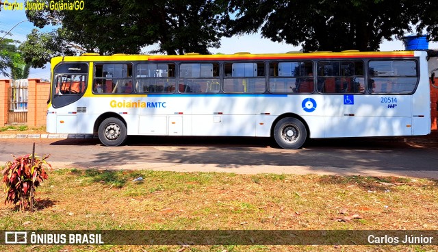 HP Transportes Coletivos 20514 na cidade de Goiânia, Goiás, Brasil, por Carlos Júnior. Número da foto: #11207858.