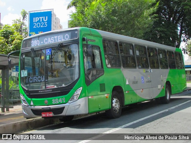 VB Transportes e Turismo 3241 na cidade de Campinas, São Paulo, Brasil, por Henrique Alves de Paula Silva. ID da foto: 11207103.