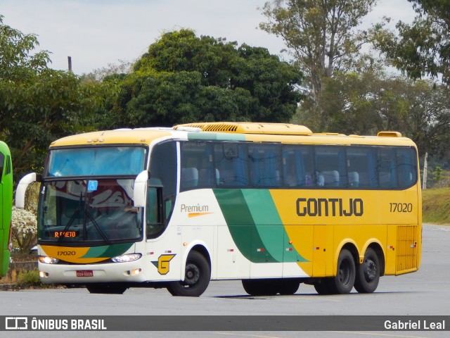 Empresa Gontijo de Transportes 17020 na cidade de Formiga, Minas Gerais, Brasil, por Gabriel Leal. ID da foto: 11208048.