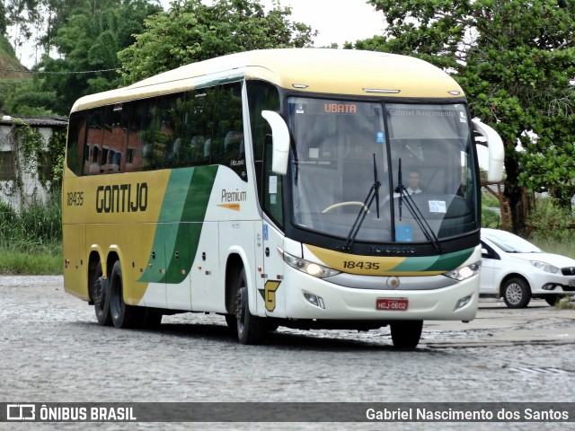 Empresa Gontijo de Transportes 18435 na cidade de Ipiaú, Bahia, Brasil, por Gabriel Nascimento dos Santos. Número da foto: #11211777.