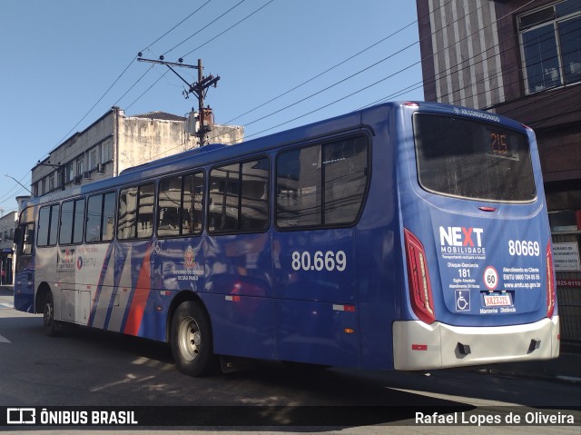Next Mobilidade - ABC Sistema de Transporte 80.669 na cidade de Ribeirão Pires, São Paulo, Brasil, por Rafael Lopes de Oliveira. Número da foto: #11212026.
