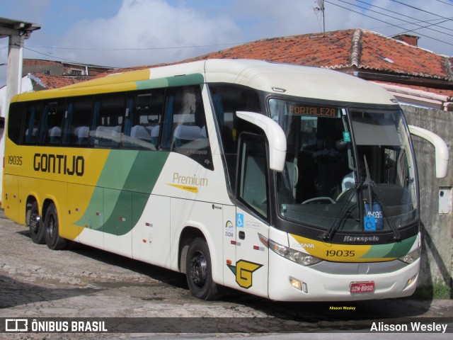 Empresa Gontijo de Transportes 19035 na cidade de Fortaleza, Ceará, Brasil, por Alisson Wesley. ID da foto: 11210290.