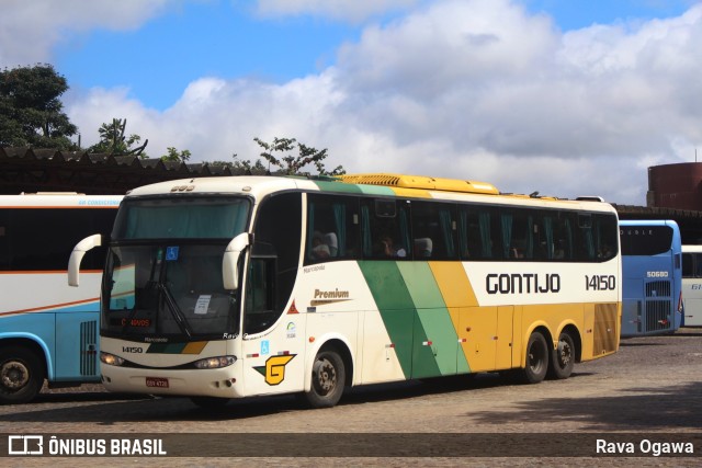 Empresa Gontijo de Transportes 14150 na cidade de Vitória da Conquista, Bahia, Brasil, por Rava Ogawa. ID da foto: 11209519.