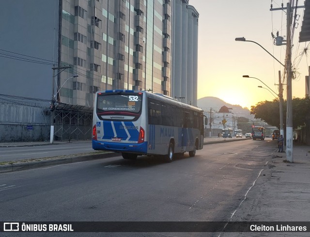 Viação Mauá RJ 185.105 na cidade de Niterói, Rio de Janeiro, Brasil, por Cleiton Linhares. ID da foto: 11211911.