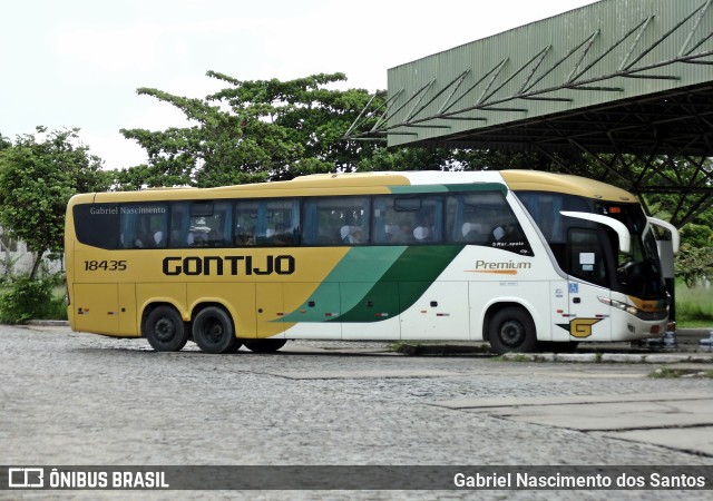 Empresa Gontijo de Transportes 18435 na cidade de Ipiaú, Bahia, Brasil, por Gabriel Nascimento dos Santos. ID da foto: 11211762.