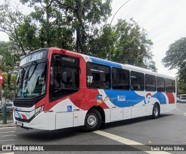 Viação Pavunense B32522 na cidade de Rio de Janeiro, Rio de Janeiro, Brasil, por Luiz Fabio Silva. Número da foto: #11209228.