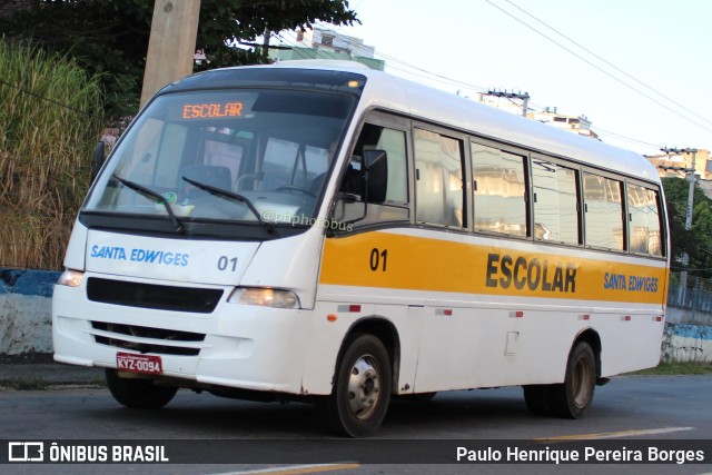 Viação Santa Edwiges e Turismo 01 na cidade de Barra do Piraí, Rio de Janeiro, Brasil, por Paulo Henrique Pereira Borges. Número da foto: #11211052.