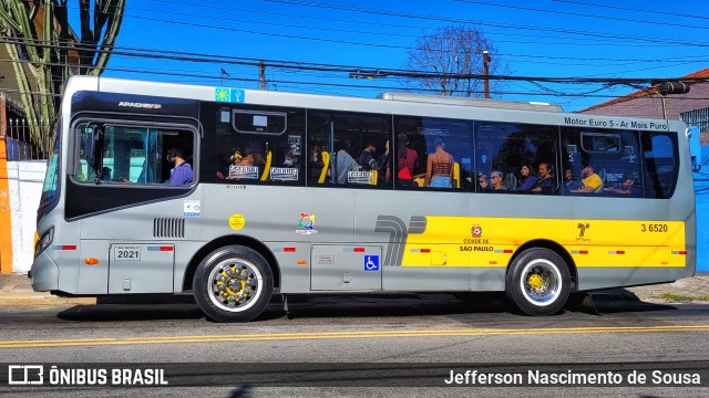 Transunião Transportes 3 6520 na cidade de São Paulo, São Paulo, Brasil, por Jefferson Nascimento. Número da foto: #11210588.