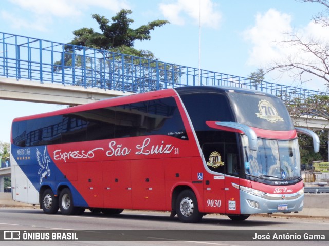 Expresso São Luiz 9030 na cidade de Gama, Distrito Federal, Brasil, por José Antônio Gama. Número da foto: #11211883.