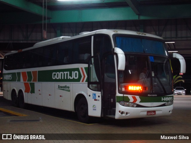 Empresa Gontijo de Transportes 14885 na cidade de Resende, Rio de Janeiro, Brasil, por Maxwel Silva. ID da foto: 11209476.