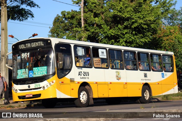 Empresa de Transportes Nova Marambaia AT-269 na cidade de Belém, Pará, Brasil, por Fabio Soares. ID da foto: 11211570.