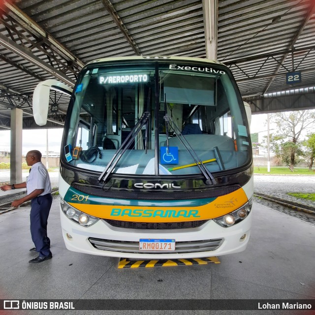 Viação Bassamar 201 na cidade de Juiz de Fora, Minas Gerais, Brasil, por Lohan Mariano. Número da foto: #11210476.