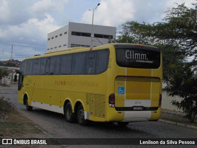 Viação Itapemirim 8719 na cidade de Caruaru, Pernambuco, Brasil, por Lenilson da Silva Pessoa. Número da foto: #11211032.