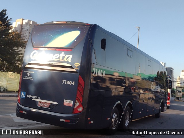 Viação Cometa 71404 na cidade de São Paulo, São Paulo, Brasil, por Rafael Lopes de Oliveira. ID da foto: 11208610.