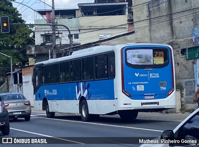 Viação Verdun B71146 na cidade de Rio de Janeiro, Rio de Janeiro, Brasil, por Matheus  Pinheiro Gomes. ID da foto: 11210729.