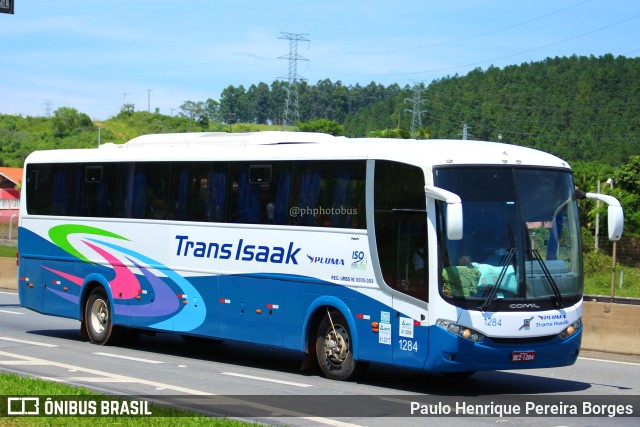 Trans Isaak Turismo 1284 na cidade de Aparecida, São Paulo, Brasil, por Paulo Henrique Pereira Borges. Número da foto: #11211012.