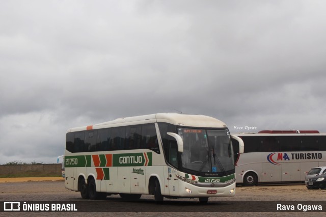 Empresa Gontijo de Transportes 21750 na cidade de Vitória da Conquista, Bahia, Brasil, por Rava Ogawa. ID da foto: 11209496.