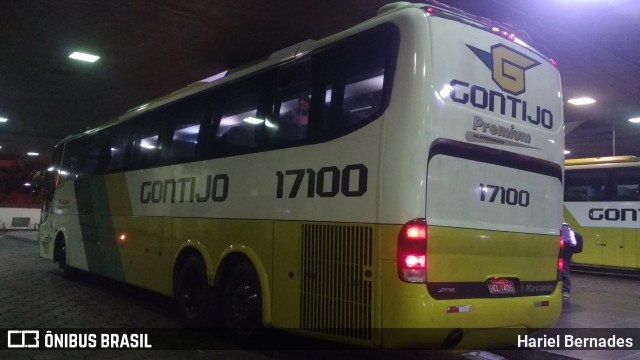 Empresa Gontijo de Transportes 17100 na cidade de Belo Horizonte, Minas Gerais, Brasil, por Hariel Bernades. ID da foto: 11211961.