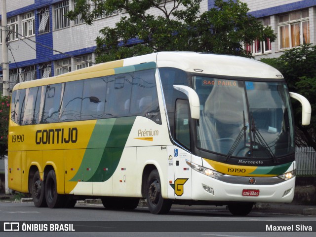 Empresa Gontijo de Transportes 19190 na cidade de Volta Redonda, Rio de Janeiro, Brasil, por Maxwel Silva. ID da foto: 11209298.