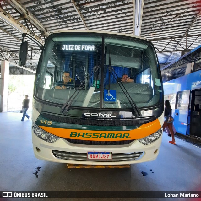 Viação Bassamar 145 na cidade de Juiz de Fora, Minas Gerais, Brasil, por Lohan Mariano. Número da foto: #11210460.