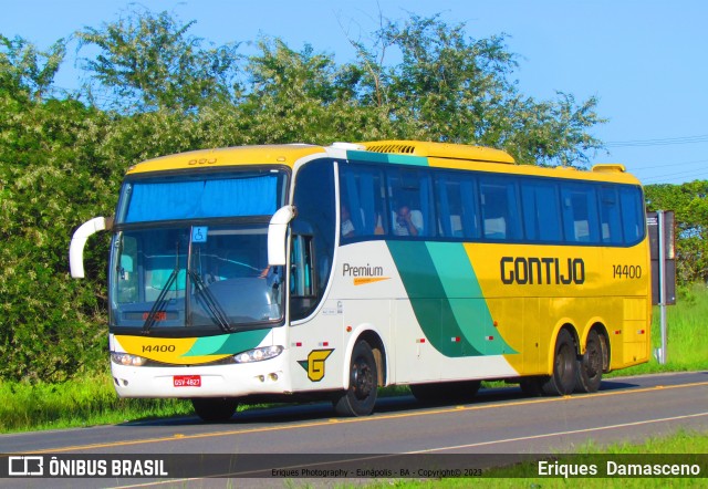 Empresa Gontijo de Transportes 14400 na cidade de Eunápolis, Bahia, Brasil, por Eriques  Damasceno. Número da foto: #11211512.
