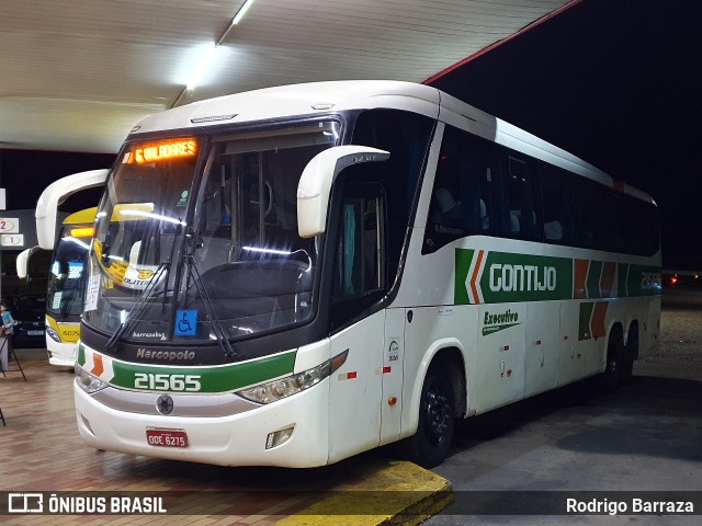 Empresa Gontijo de Transportes 21565 na cidade de João Monlevade, Minas Gerais, Brasil, por Rodrigo Barraza. Número da foto: #11166081.