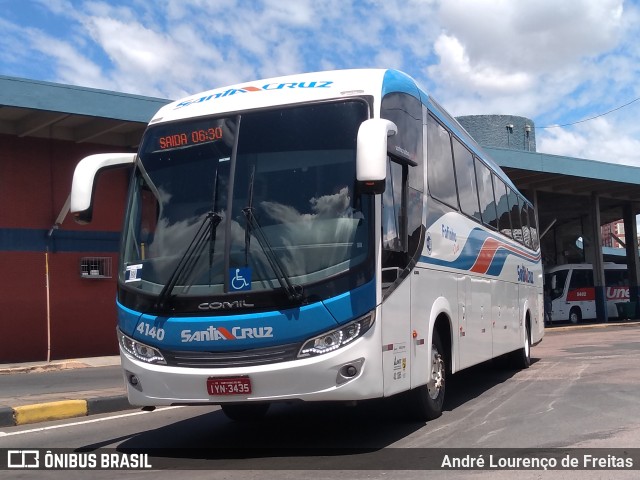 VUSC - Viação União Santa Cruz 4140 na cidade de Porto Alegre, Rio Grande do Sul, Brasil, por André Lourenço de Freitas. Número da foto: #11166451.