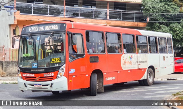 Viação Novo Retiro 88299 na cidade de Contagem, Minas Gerais, Brasil, por Juliano Felipe. ID da foto: 11165226.