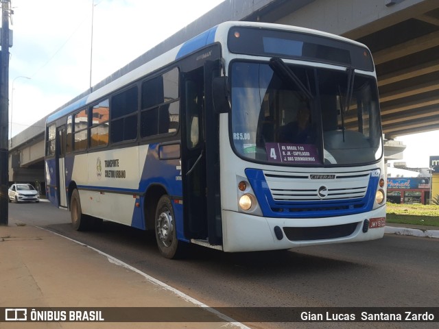 Transvida Transporte Coletivo 1832 na cidade de Ji-Paraná, Rondônia, Brasil, por Gian Lucas  Santana Zardo. ID da foto: 11164838.