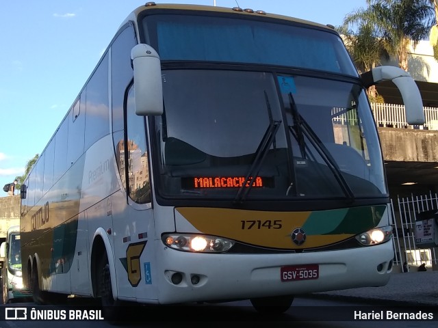 Empresa Gontijo de Transportes 17145 na cidade de Belo Horizonte, Minas Gerais, Brasil, por Hariel Bernades. ID da foto: 11164031.