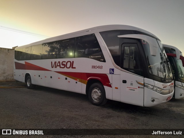 ViaSol Transportes Rodoviários 111048 na cidade de Araras, São Paulo, Brasil, por Jefferson Luiz. ID da foto: 11166782.