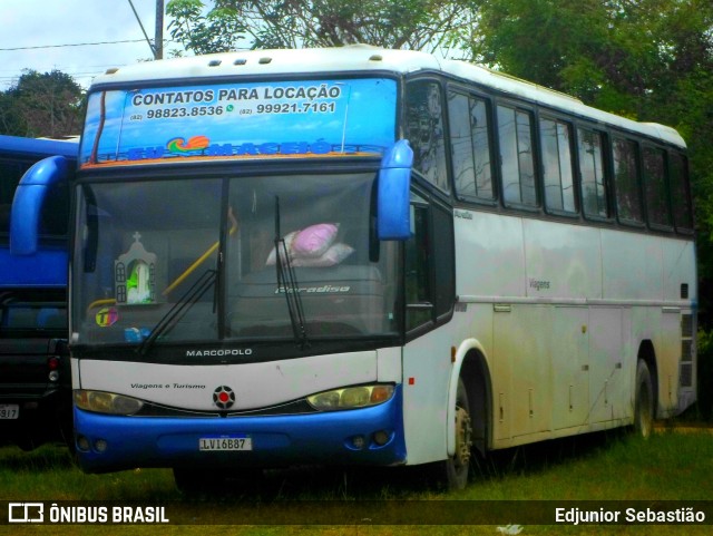 Ônibus Particulares 6B87 na cidade de Paudalho, Pernambuco, Brasil, por Edjunior Sebastião. Número da foto: #11166092.