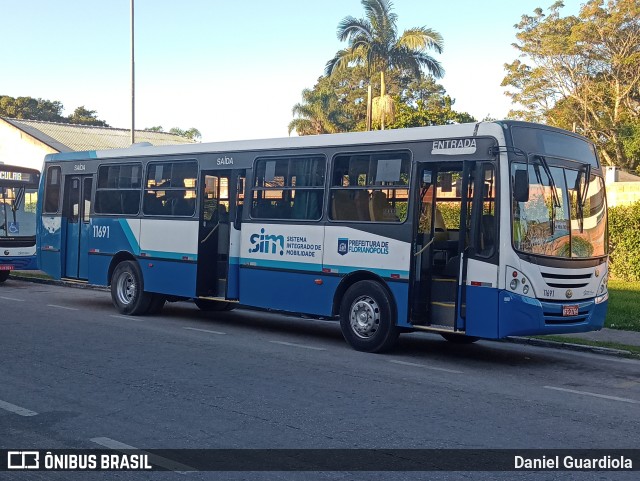 Canasvieiras Transportes 11691 na cidade de Florianópolis, Santa Catarina, Brasil, por Daniel Guardiola. ID da foto: 11166128.