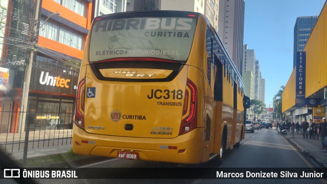 Expresso Azul JC318 na cidade de Curitiba, Paraná, Brasil, por Marcos Donizete Silva Junior. Número da foto: #11166031.