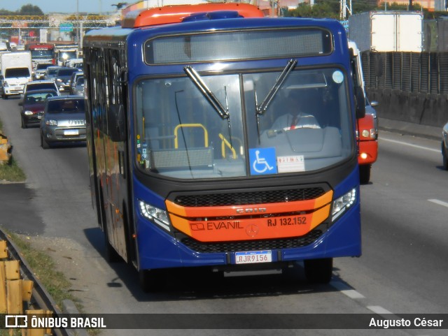 Evanil Transportes e Turismo RJ 132.152 na cidade de Nova Iguaçu, Rio de Janeiro, Brasil, por Augusto César. Número da foto: #11166729.