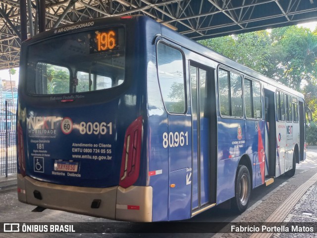 Next Mobilidade - ABC Sistema de Transporte 80.961 na cidade de Santo André, São Paulo, Brasil, por Fabrício Portella Matos. Número da foto: #11165197.