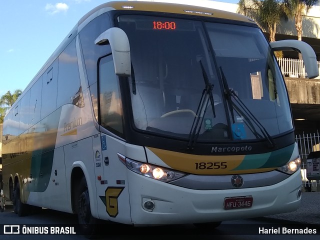 Empresa Gontijo de Transportes 18255 na cidade de Belo Horizonte, Minas Gerais, Brasil, por Hariel Bernades. Número da foto: #11164041.