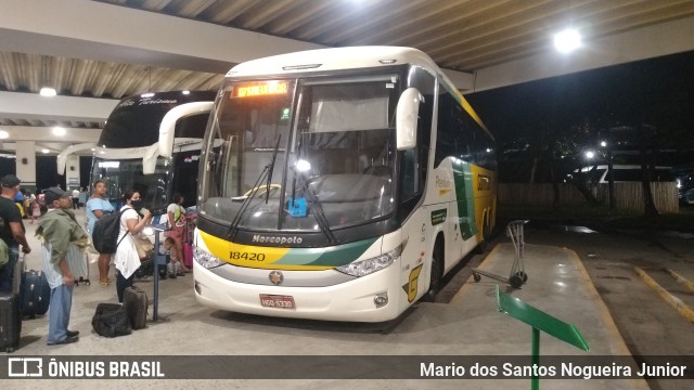 Empresa Gontijo de Transportes 18420 na cidade de Salvador, Bahia, Brasil, por Mario dos Santos Nogueira Junior. Número da foto: #11164738.