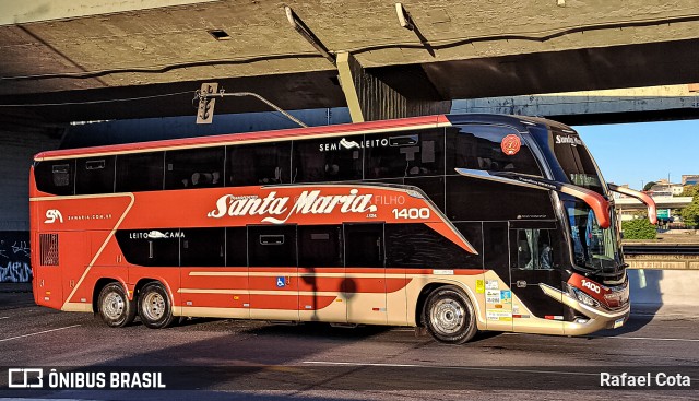 Santa Maria Fretamento e Turismo > Transportes Santa Maria(SP) 1400 na cidade de Belo Horizonte, Minas Gerais, Brasil, por Rafael Cota. Número da foto: #11165169.